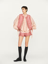 INTO THE EAST 25 Autumn/Winter Lace-Up Silk Top/Shirt/Embroidered Button Tussah Silk Vest/Shorts ITE-E1DGAW020PK22VE Vest (E1DGAW019PK20TP)
